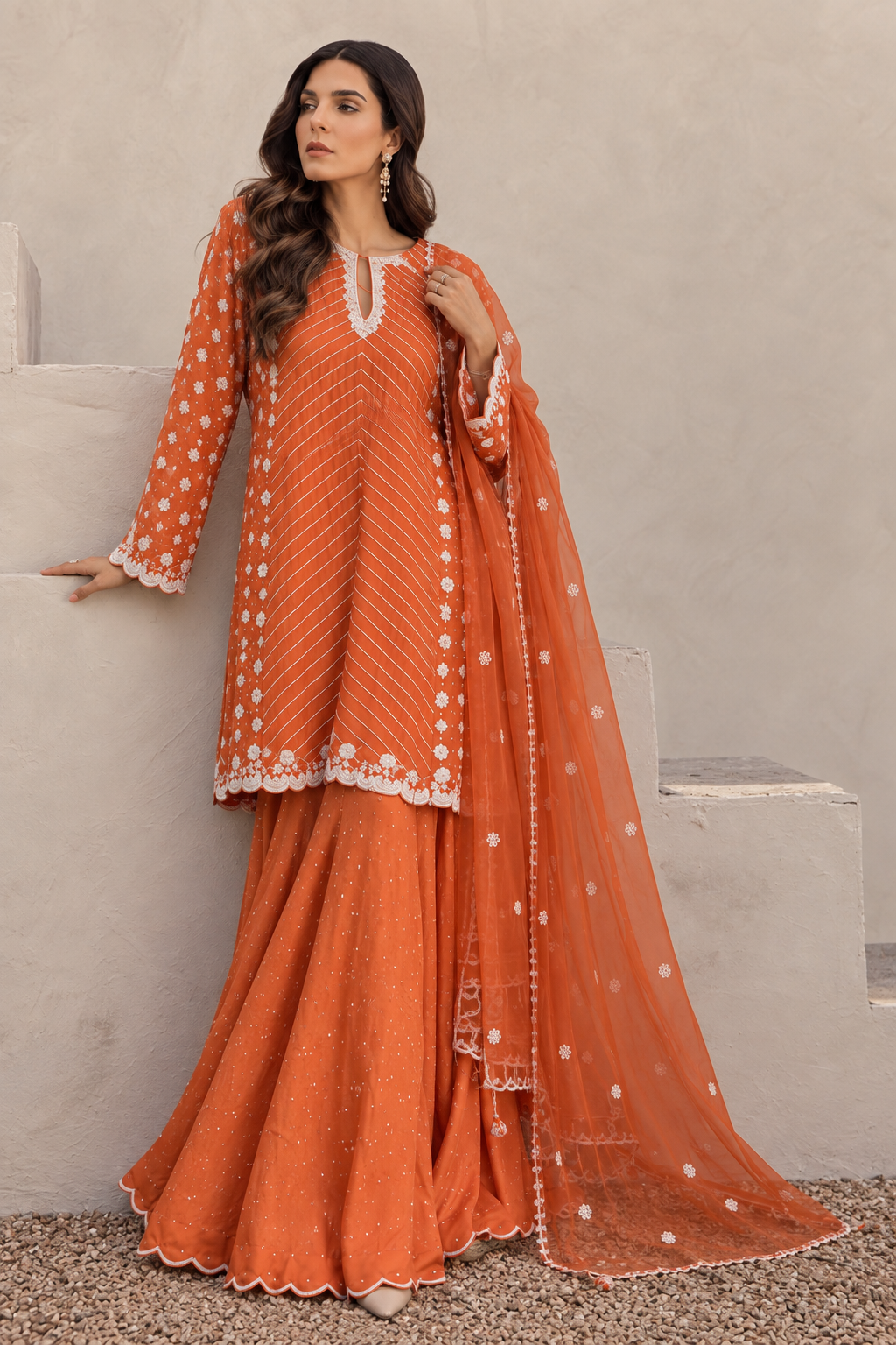 SAANJH SHARARA SET
