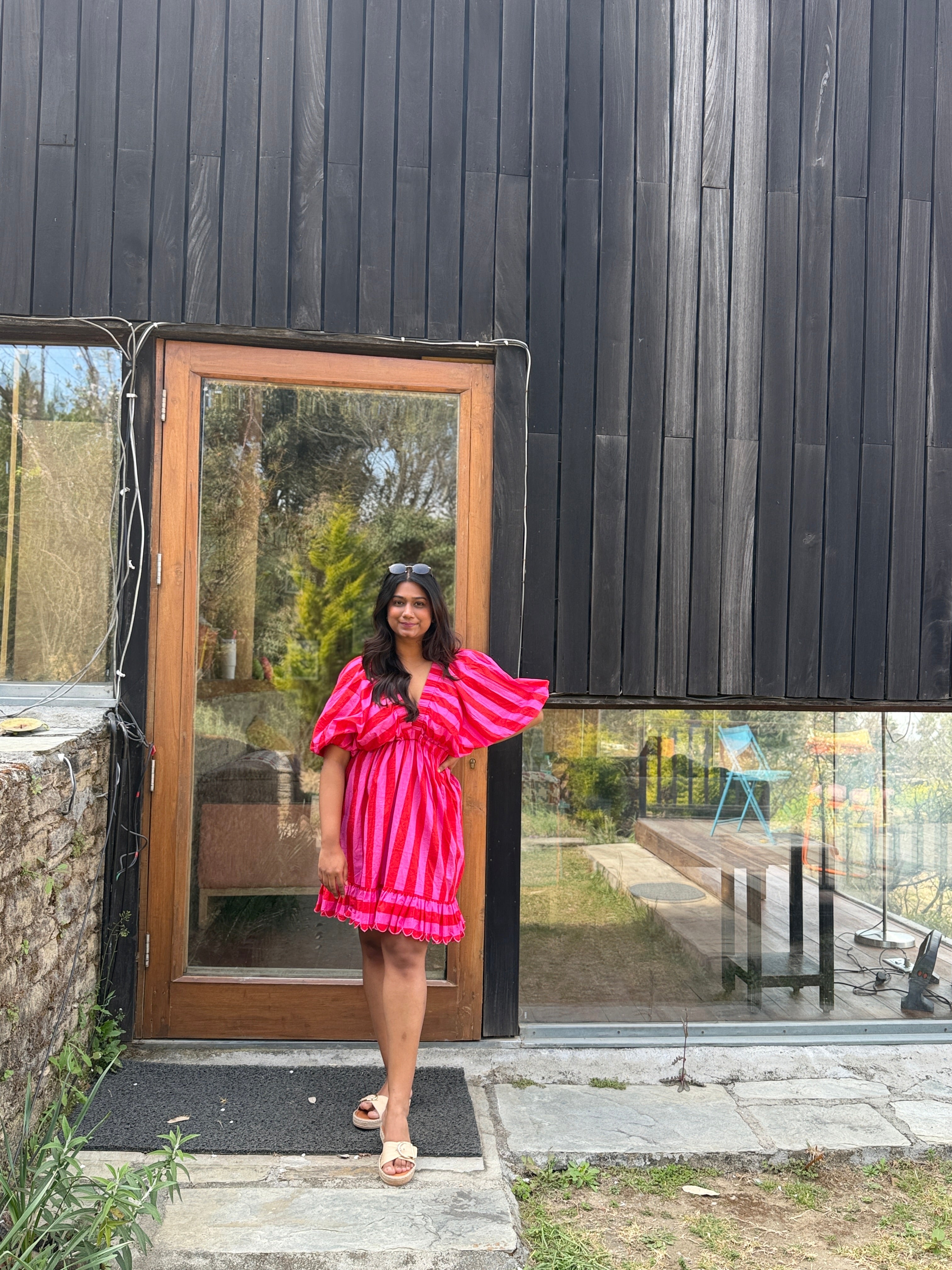 Raspberry sorbet dress