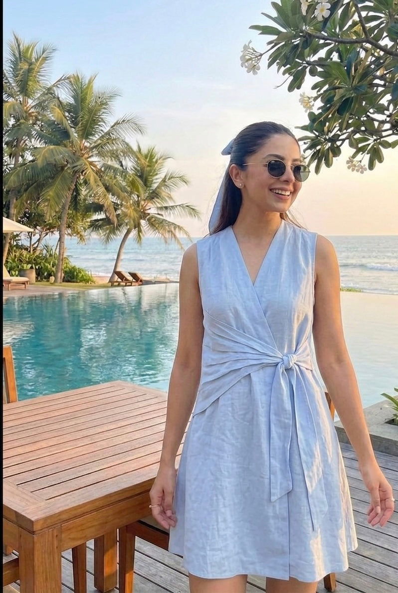 SERENITY WRAP DRESS